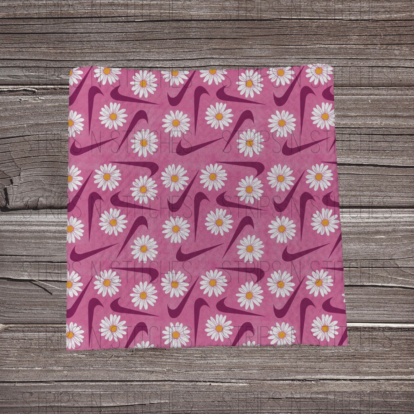 Nike Daisies- Fuschia | Bow Making | Headwrap | Scrunchies