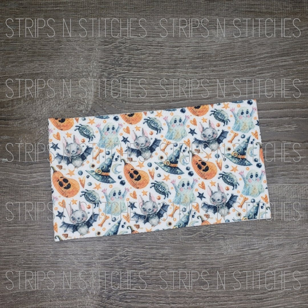 Pumpkins, Bats & Hats - Fabric Strip- Bow Making- Headwrap- Scrunchies