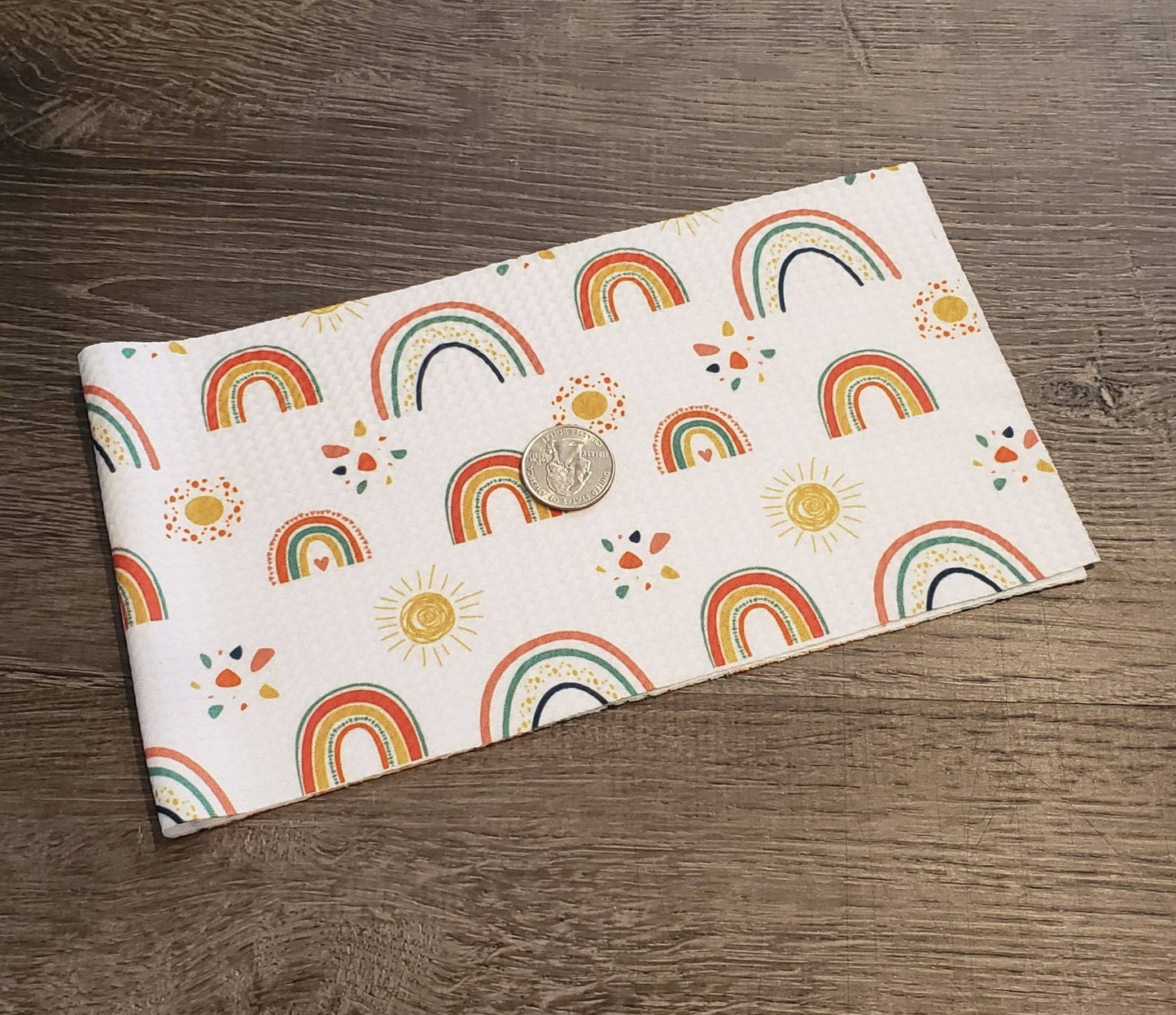 Rainbow Fabric Strip- Bow Making- Headwrap- Scrunchies