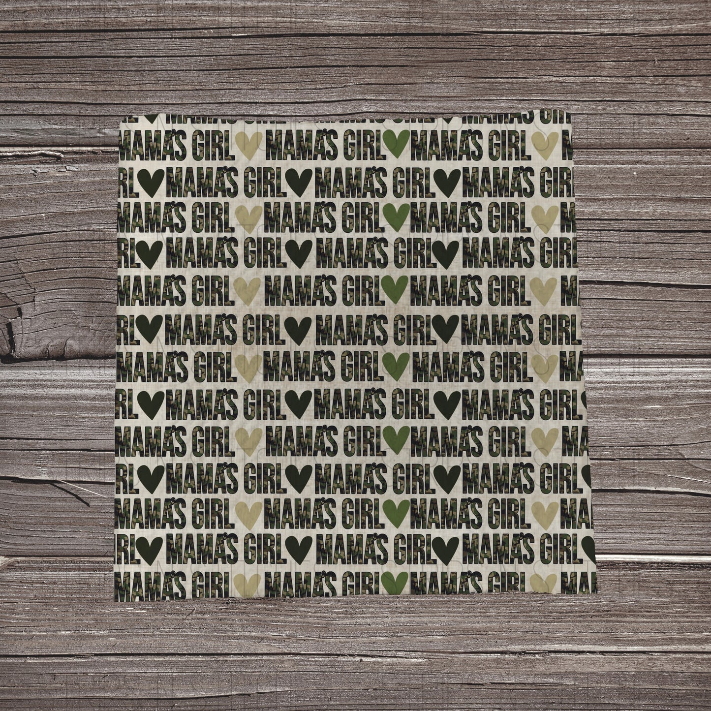 Mama's Girl Camo & Hearts | Bow Making | Headwrap | Scrunchies
