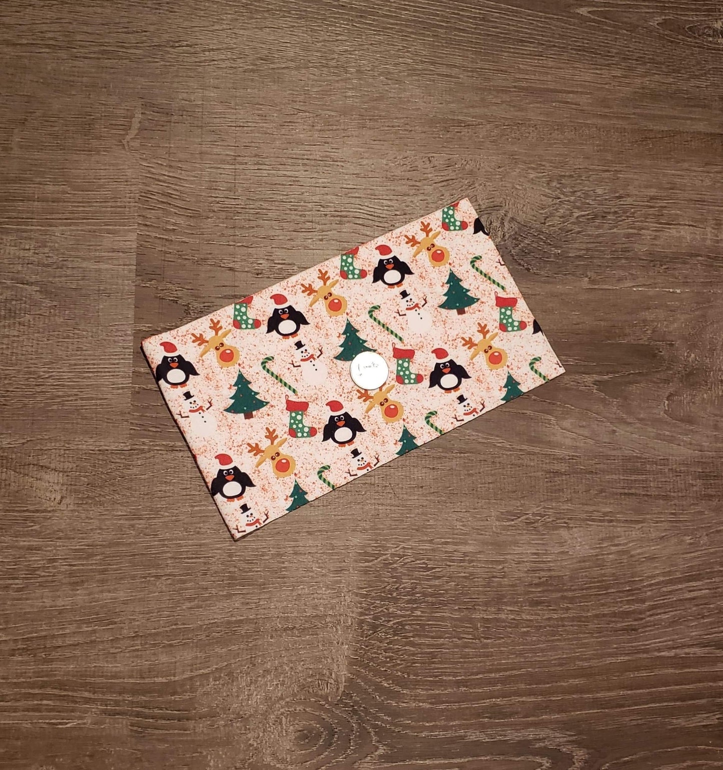 Santa, Reindeer & Penguins Fabric Strip- Bow Making- Headwrap- Scrunchies