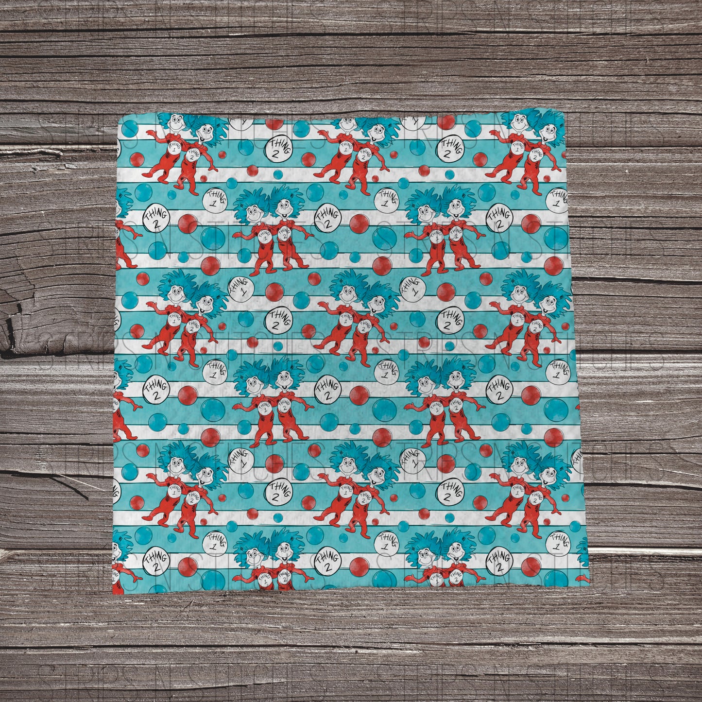 Thing 1 & Thing 2 Stripes | Fabric Strip- Bow Making- Headwrap- Scrunchies