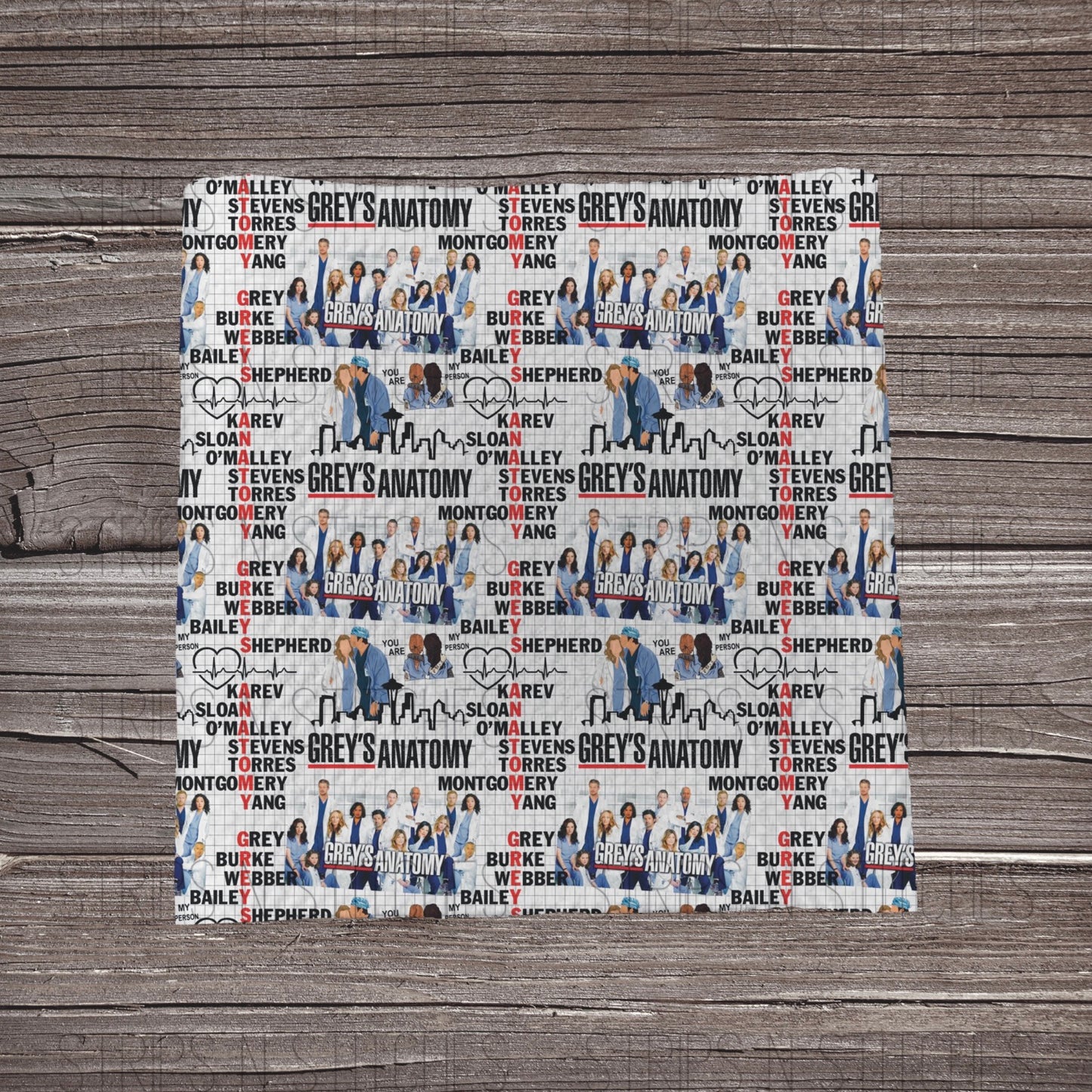 Grey Sloan | Fabric Strips | Bow Making | Headwrap | Scrunchies