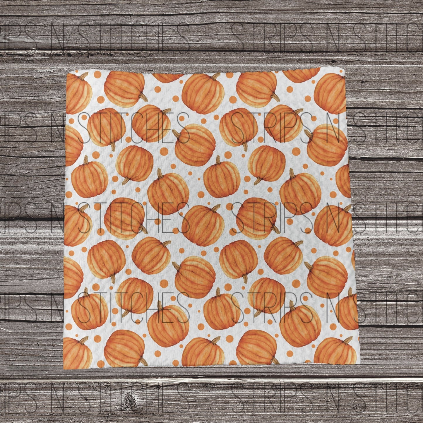 Watercolor Pumpkins & Dots | Bullet Fabric Strip | Bow Making | Scrunchie |