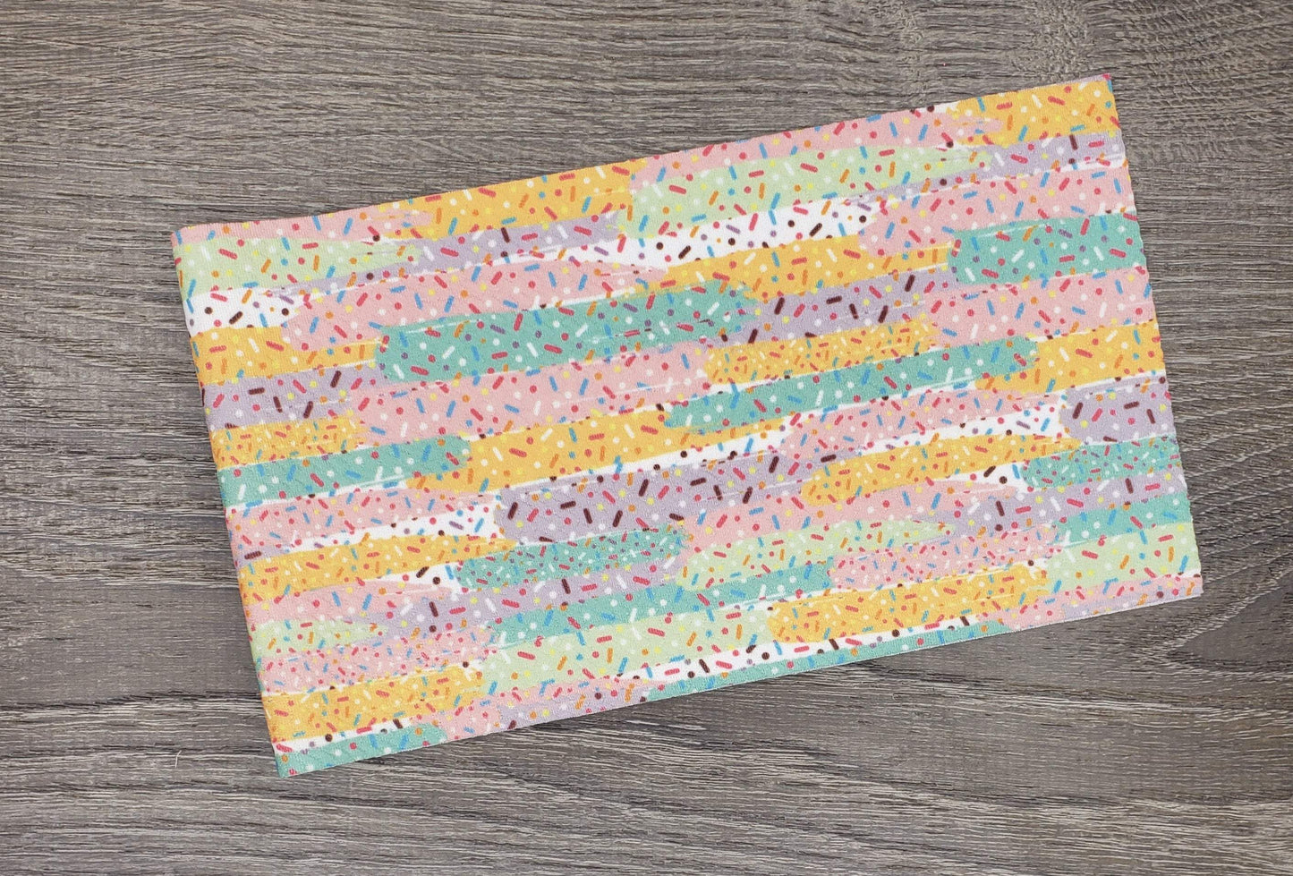 Sprinkle Brushstrokes Fabric Strip- Bow Making- Headwrap- Scrunchies