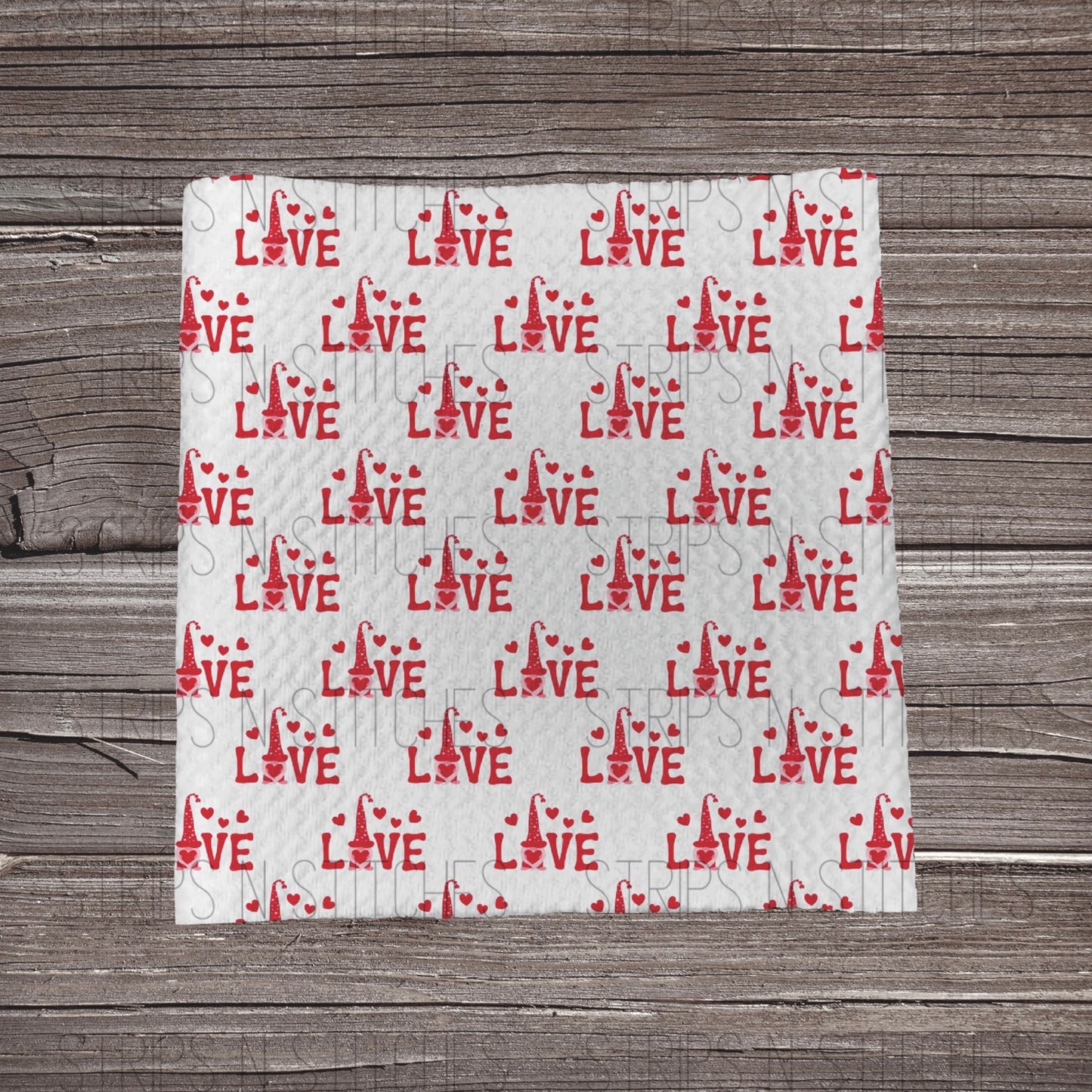 Love Gnomes | Fabric Strip- Bow Making- Headwrap- Scrunchies