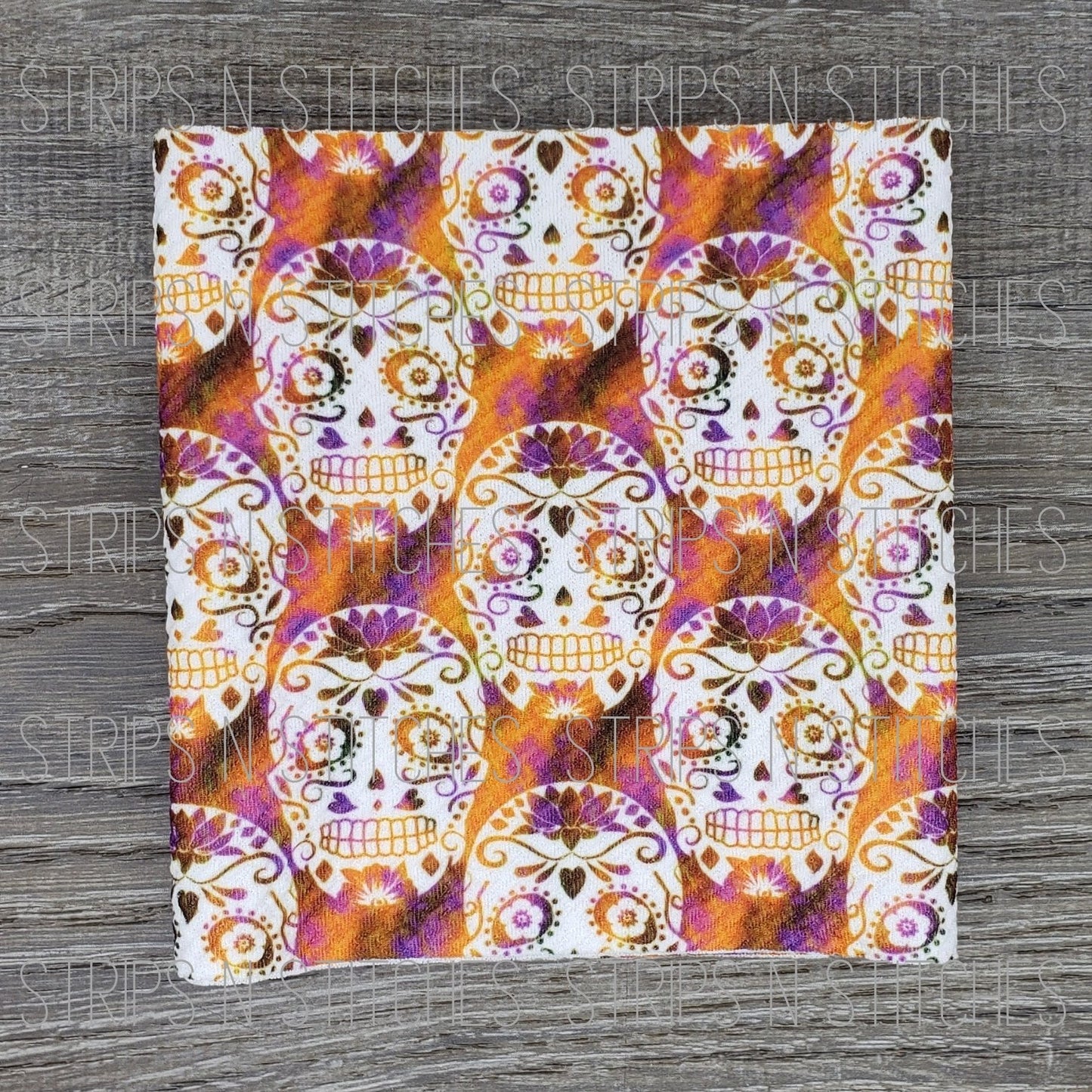 Sugar Skulls | Fabric Strip | Bow Making | Scrunchie |