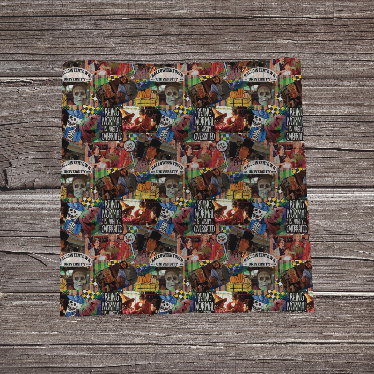 HalloweenTown Collage | Fabric Strip- Bow Making-