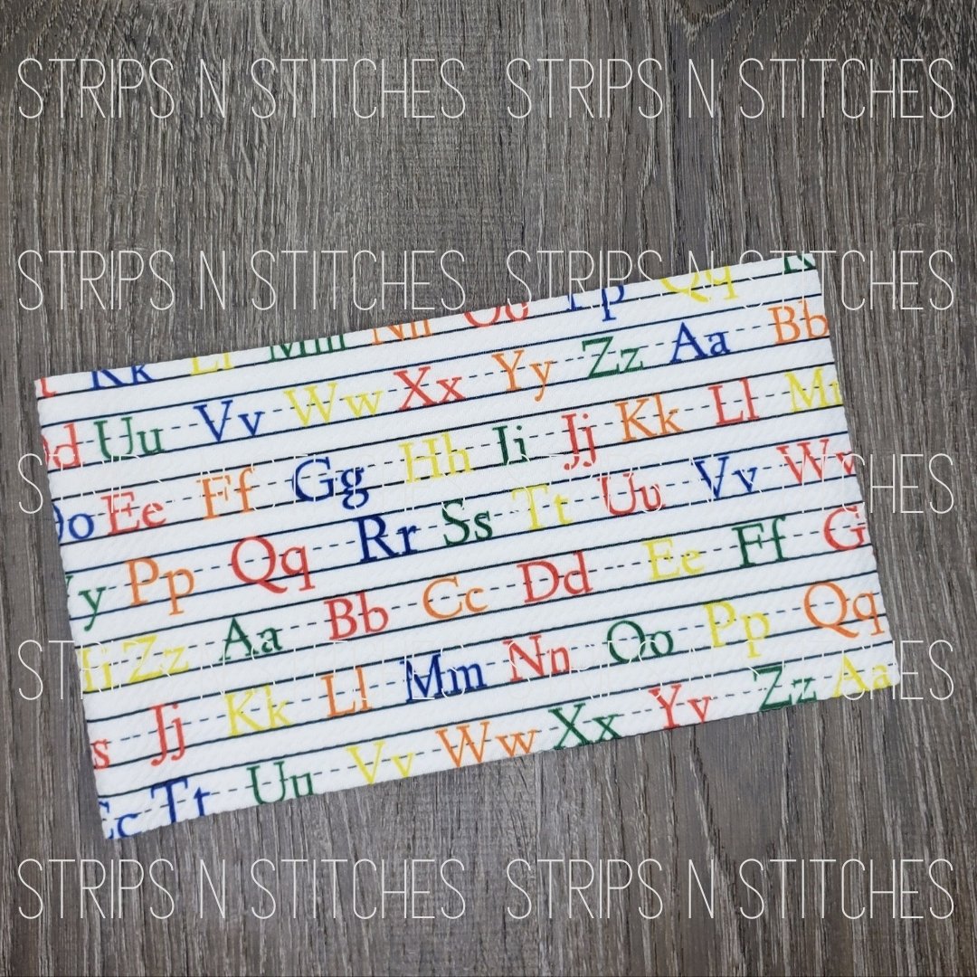 Learn To Write Fabric Strip- Bow Making- Headwrap- Scrunchies