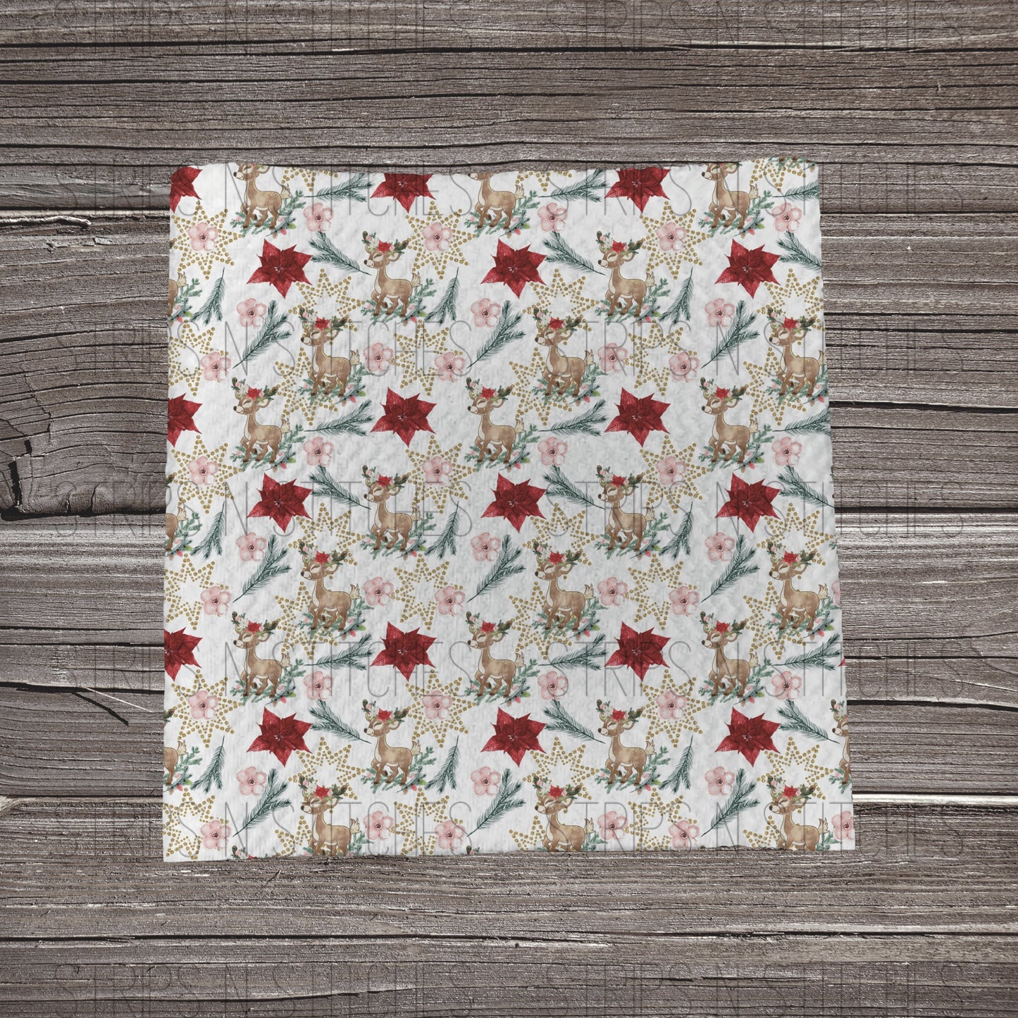 Christmas Deer | Fabric Strips | Bow Making | Headwrap | Scrunchies