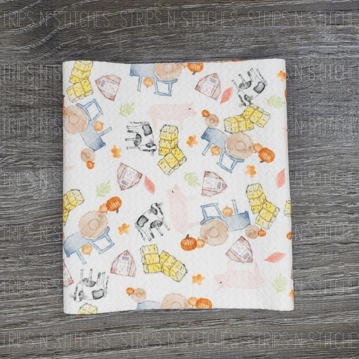 Fall Barnyard | Bullet Fabric Strip | Bow Making | Scrunchie |