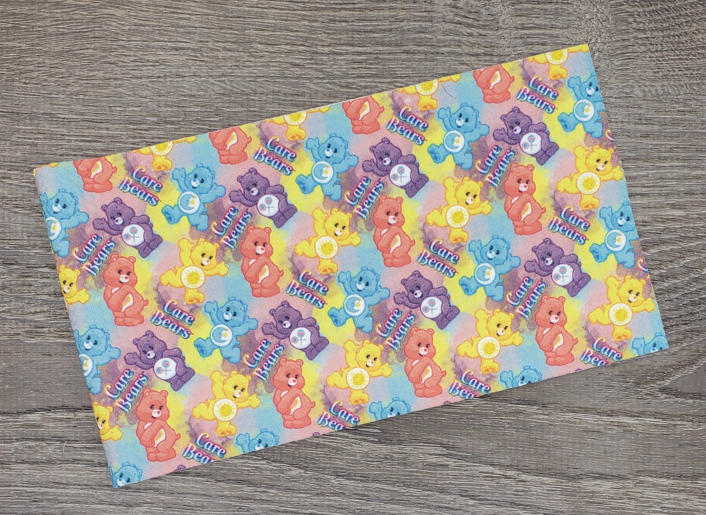 Rainbow Bears Fabric Strip- Bow Making- Headwrap- Scrunchies
