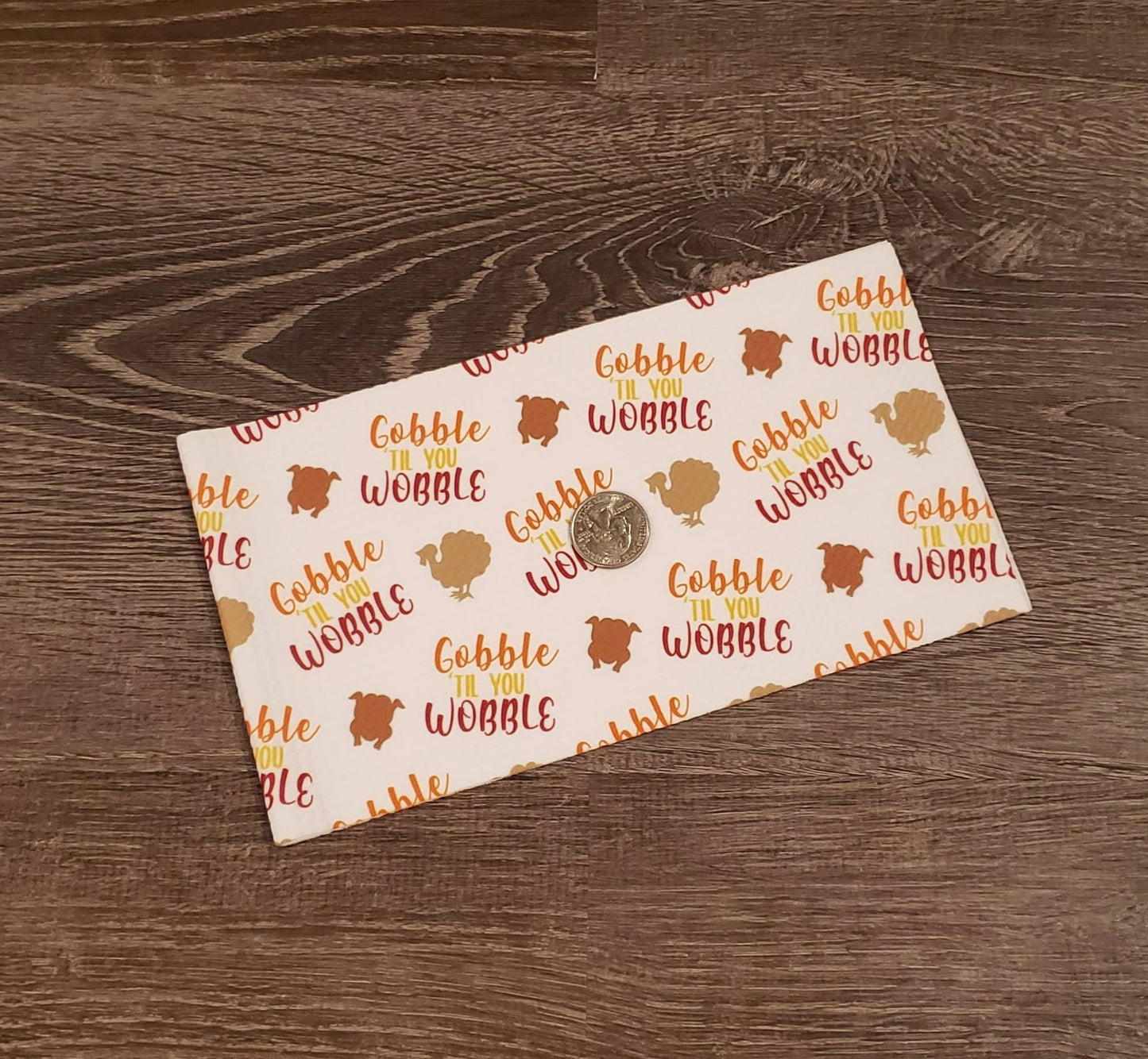 Gobble til you wobble Fabric Strip- Bow Making- Headwrap- Scrunchies