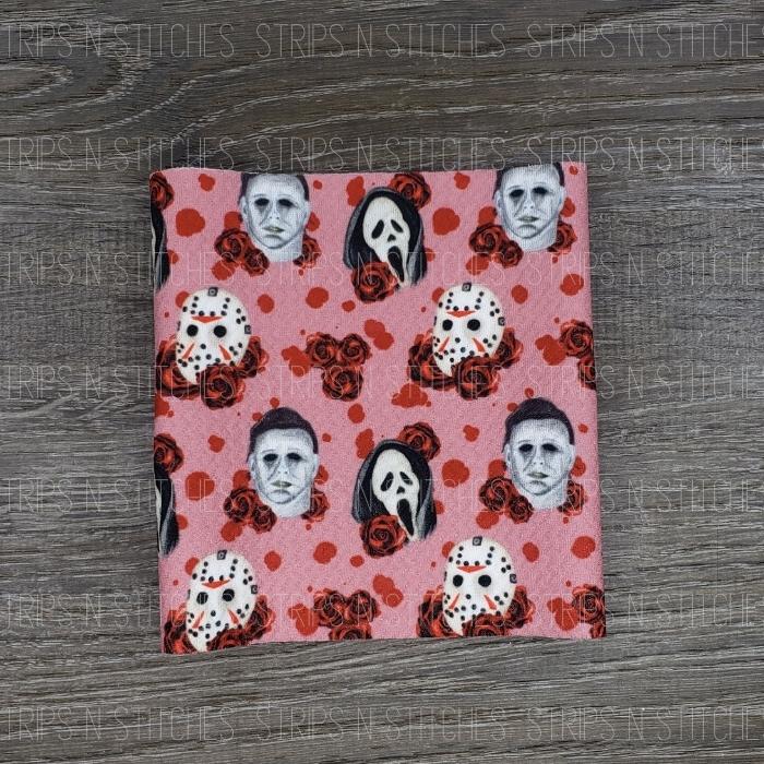 Horror Roses | Bullet Fabric Strip | Bow Making | Scrunchie |