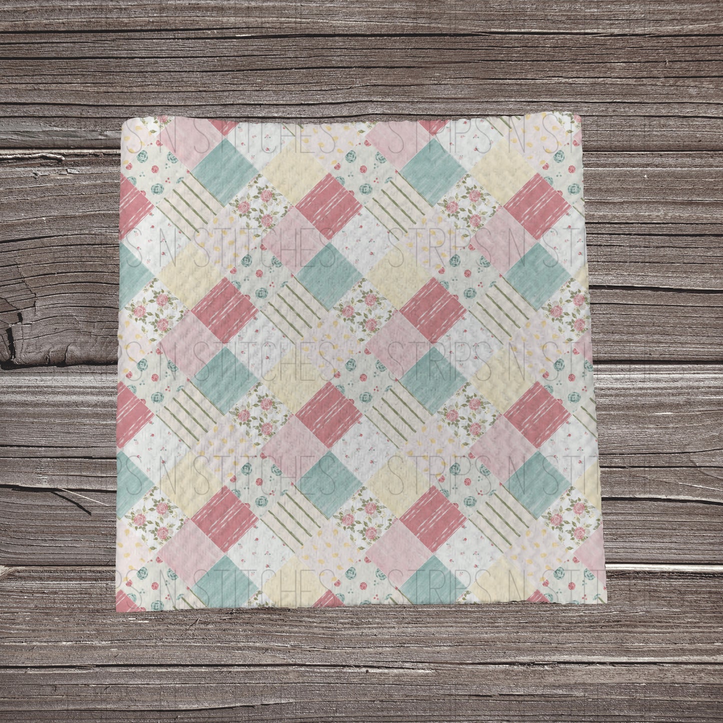 Patchwork & Flowers | Fabric Strip- Bow Making- Headwrap- Scrunchies