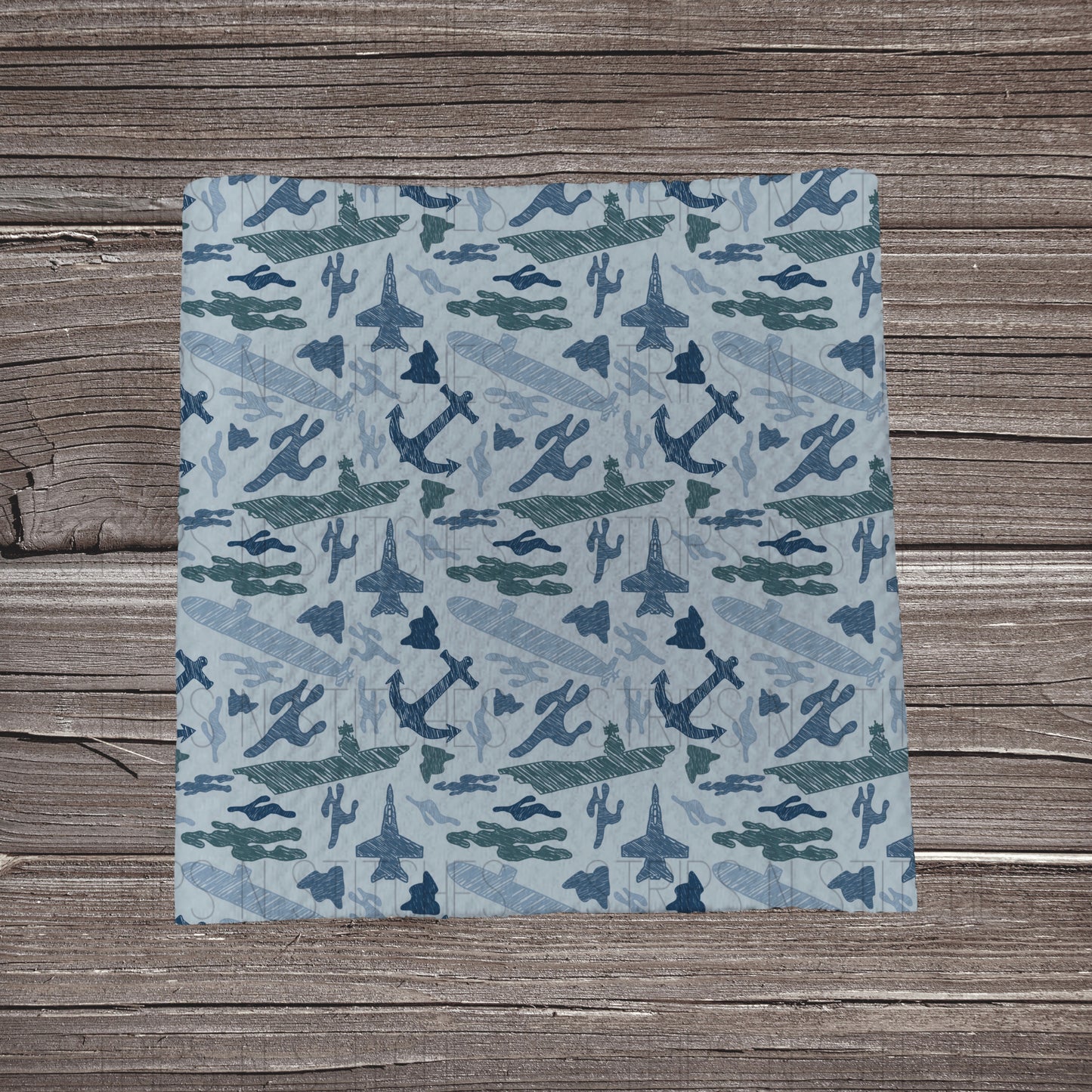 Doodle Military Branches |Bow Making | Headwrap | Scrunchies