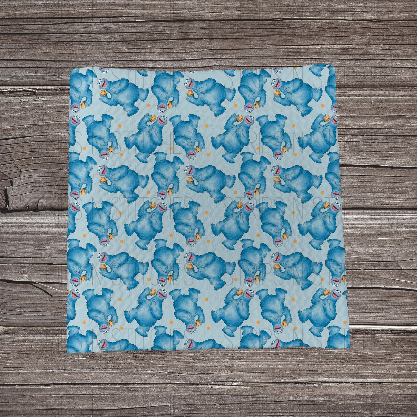 Scatter Street Cookie Monster | Fabric Strips | Bow Making | Headwrap