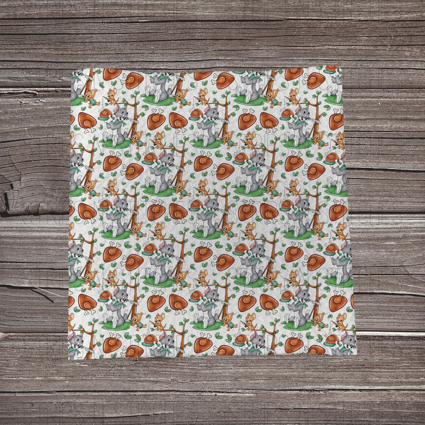 Cat & Mouse | Fabric Strip- Bow Making- Headwrap- Scrun