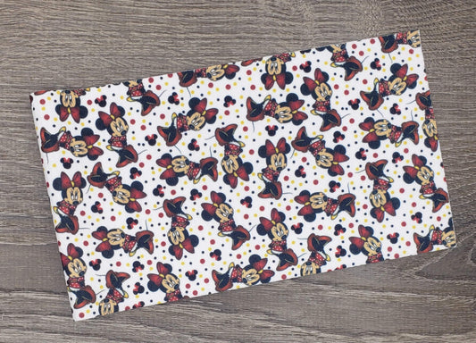 Girl MMwith Polka Dots Fabric Strip- Bow Making- Headwrap- Scrunchies
