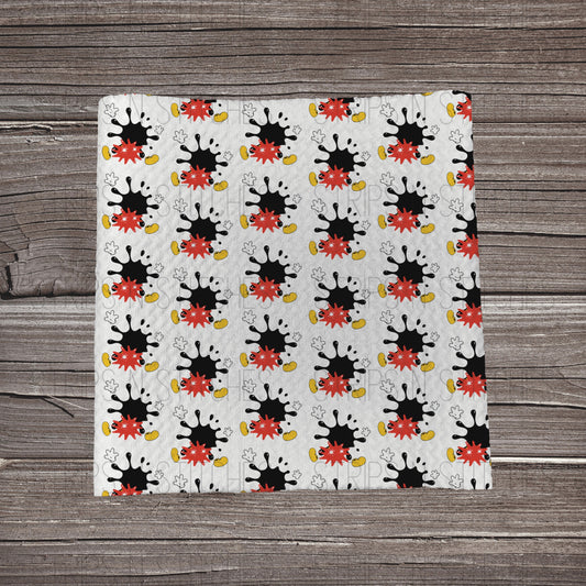Splatter MM | Bullet Fabric Strip | Bow Making | Scrunchie |
