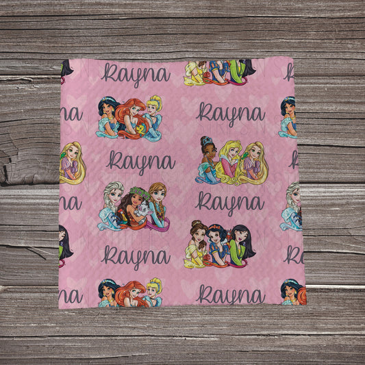 Pink Girls - CUSTOM NAME  | Bullet Fabric Strip | Bow Making | Scrunchie | Headwraps