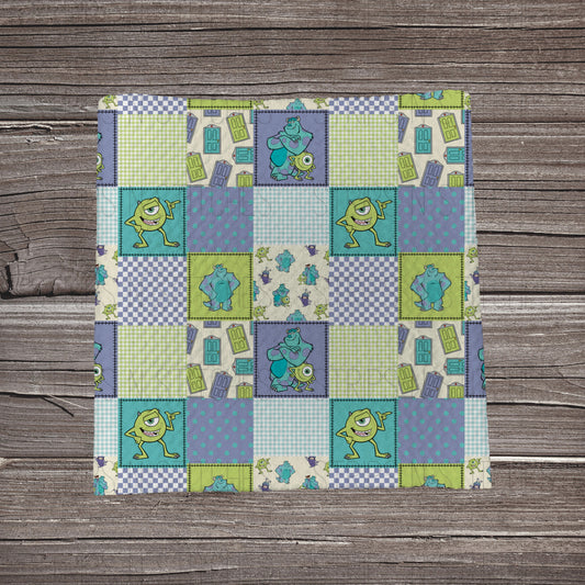 Creatures Patchwork | Fabric Strip- Bow Making- Headwraps- Scrunchies