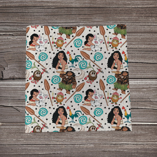 Ocean Girl 2 Scatter | Fabric Strip | Bow Making | Headwrap | Scrunchies