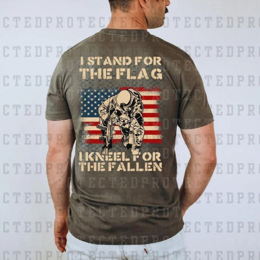 I STAND FOR THE FLAG I KNEEL FOR THE FALLEN - DTF TRANSFER