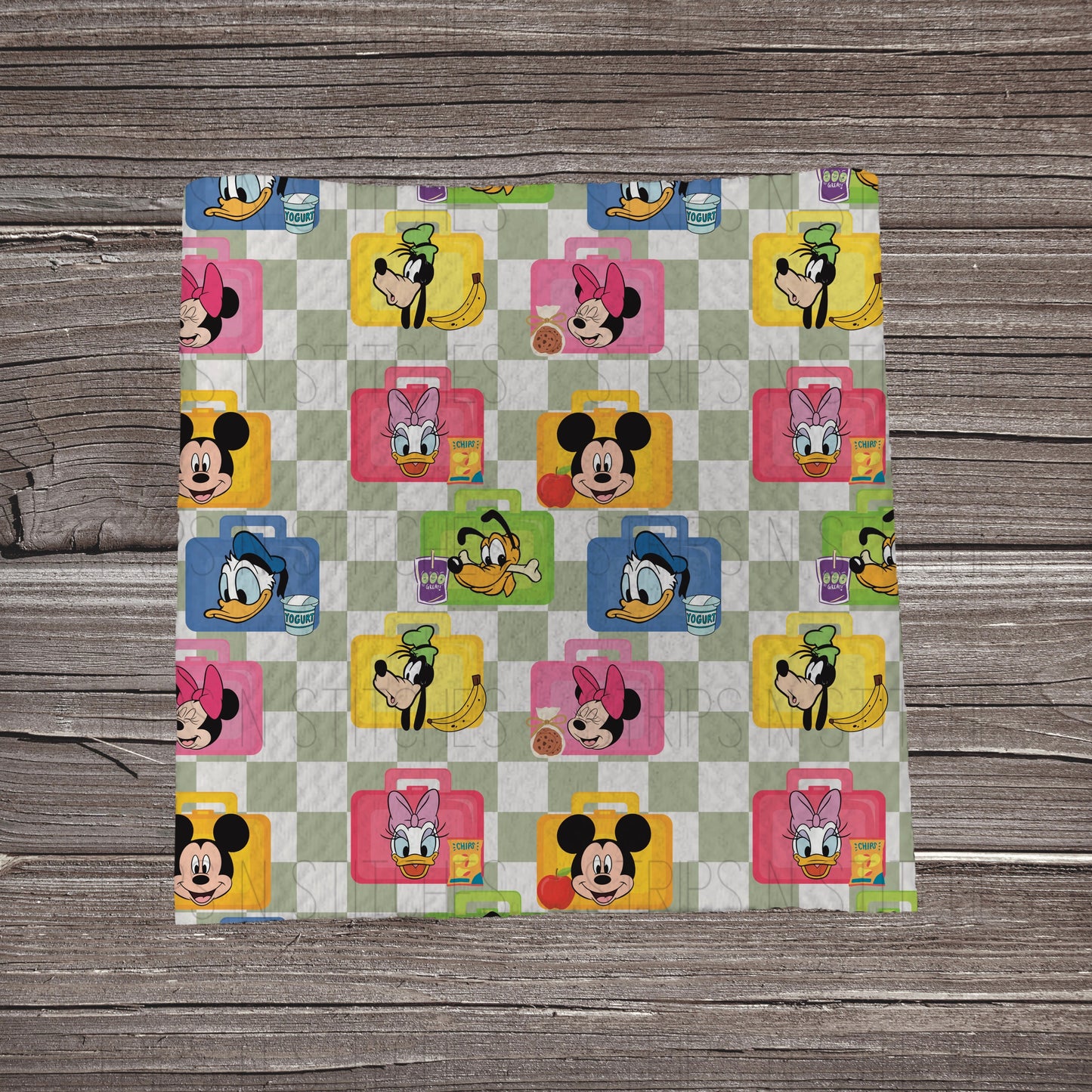 Checkered Magical Fruit Snacks | Bullet Fabric Strip | Bow Making | Scrunchie | Headwraps