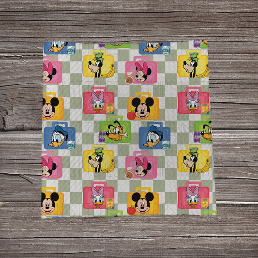 Checkered Magical Fruit Snacks | Bullet Fabric Strip | Bow Making | Scrunchie | Headwraps