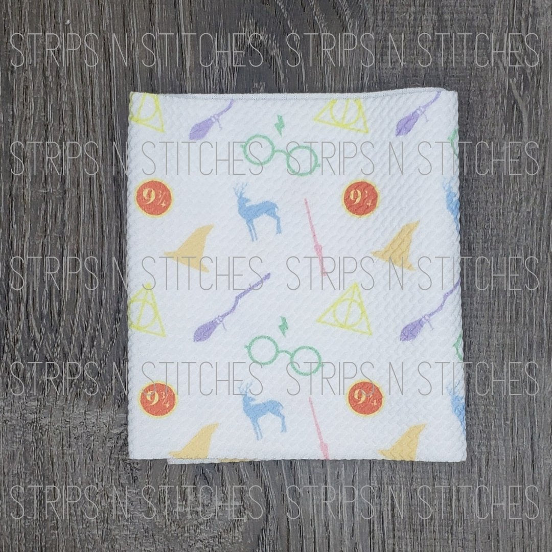 Pastel Wizards- Fabric Strip- Bow Making- Headwrap- Scrunchies