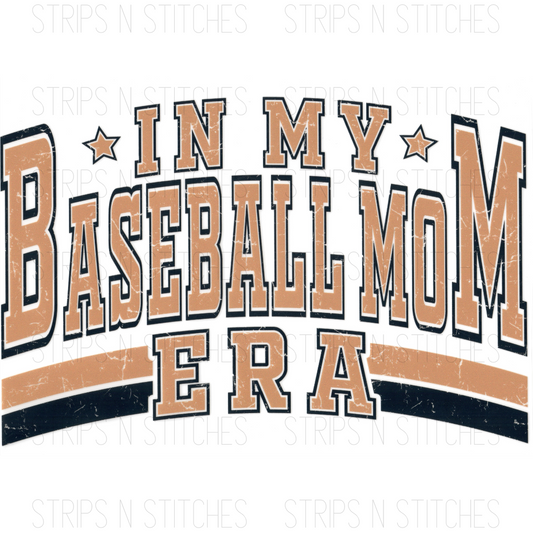 In My Baseball Mom Era DTF Transfer