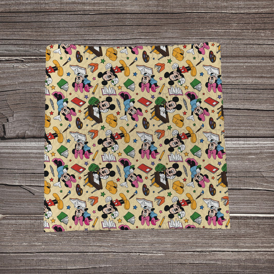 Schoolhouse MM Fabric Strip- Bow Making- Headwrap- Scrunchies