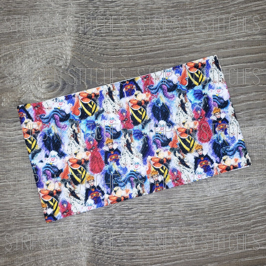 Evil Girls Scatter - Fabric Strip- Bow Making- Headwrap- Scrunchies