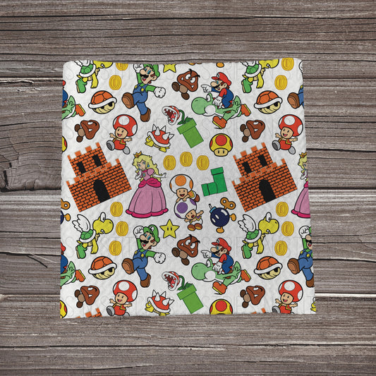 Mario’s World | Fabric Strip- Bow Making- Headwraps- Scrunchies