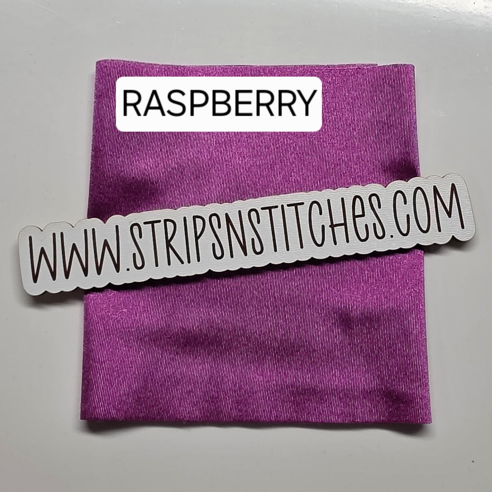 SOLID Stretch Satin Fabric Strips (Multiple Colors) *LIMITED RUN*