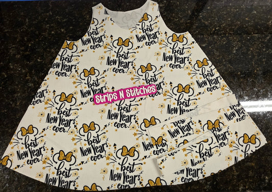 New Years Flowy Dress - 12-18m - Bullet