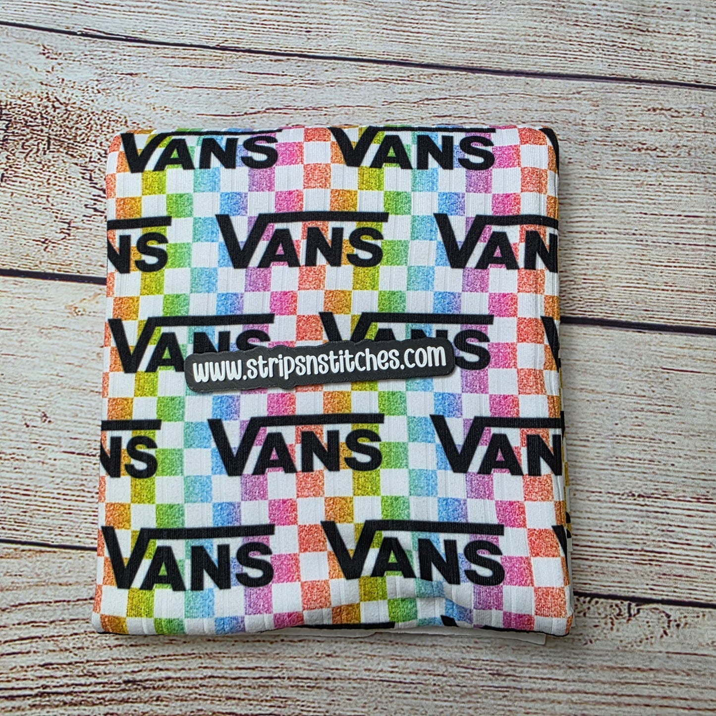 Checkered Van- Full Yard- Wide Rib