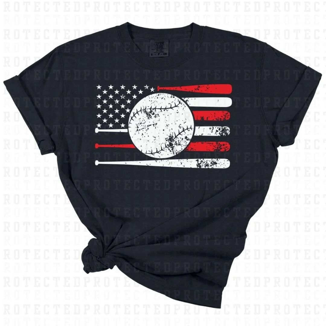 BASEBALL FLAG - DTF TRANSFER (2 sizes)