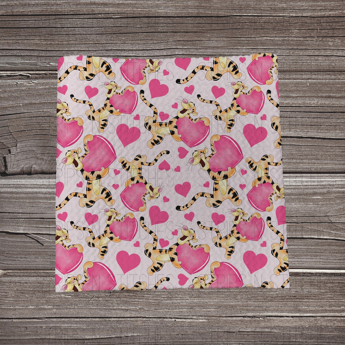 Tiger Love | Bullet Fabric Strip | Bow Making | Scrunchie |