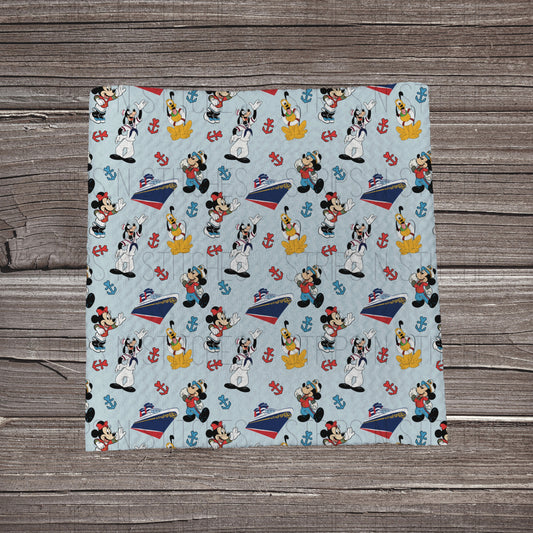 MM Friends Set Sail | Bullet Fabric Strip | Bow Making | Scrunchie |