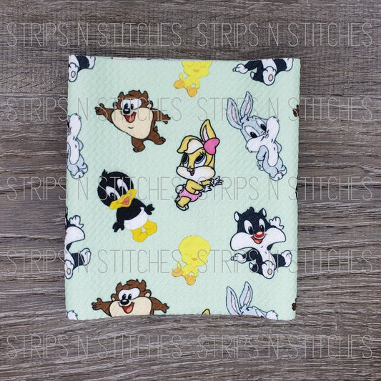 Baby Funny Toons Solid | Fabric Strip- Bow Making- Headwrap- Scrunchies