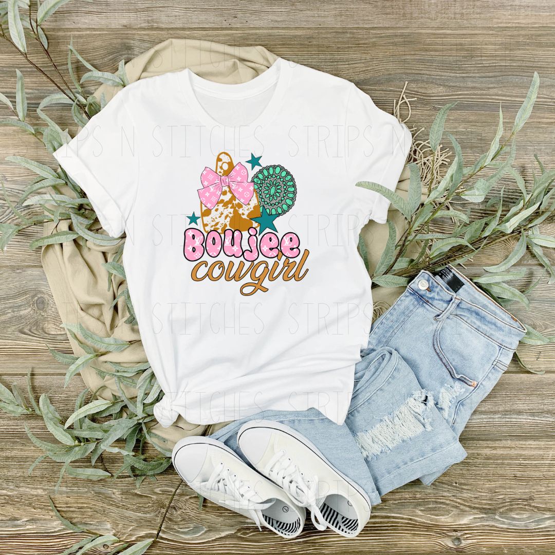 Boujee Cowgirl | Sublimation Transfer | Create your own Shirt