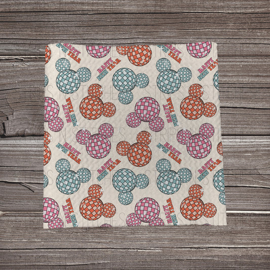 Disco Ball New Year MM | Bullet Fabric Strip | Bow Making | Scrunchie |