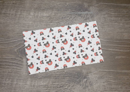 Chocolate Dipped MM Snacks Fabric Strip- Bow Making- Headwrap- Scrunchies