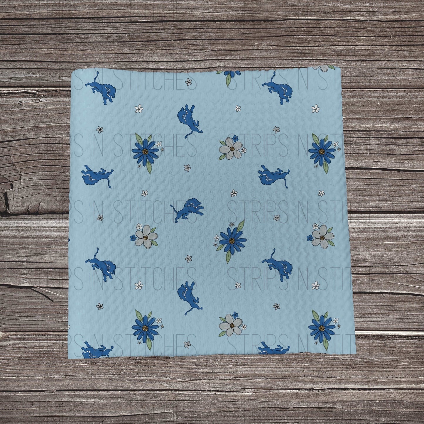2023 NFL Dainty Floral | All 32 Teams Available | Fabric Strip- Bow Making