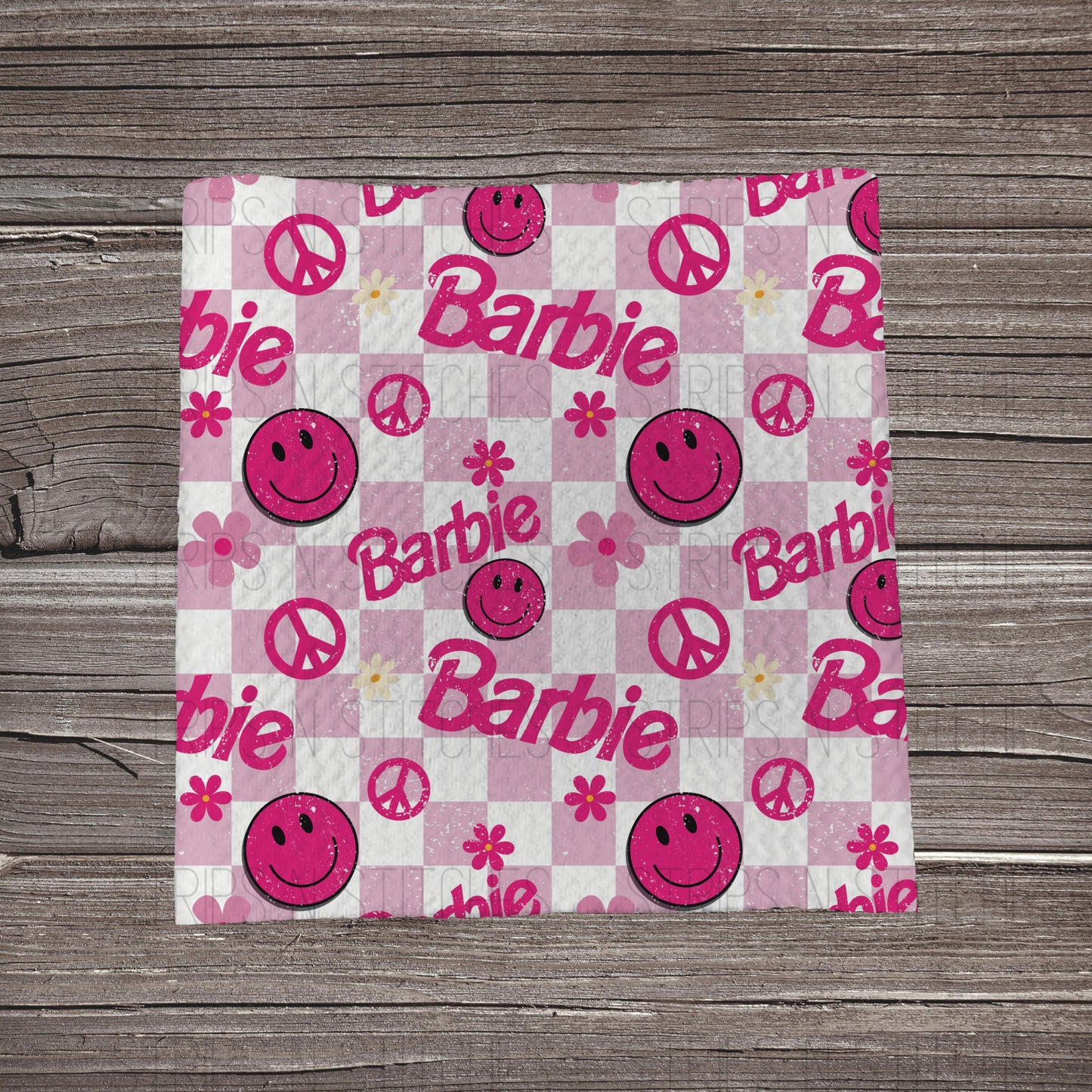 Checkered Malibu | Bullet Fabric Strip | Bow Making | Scrunchie |