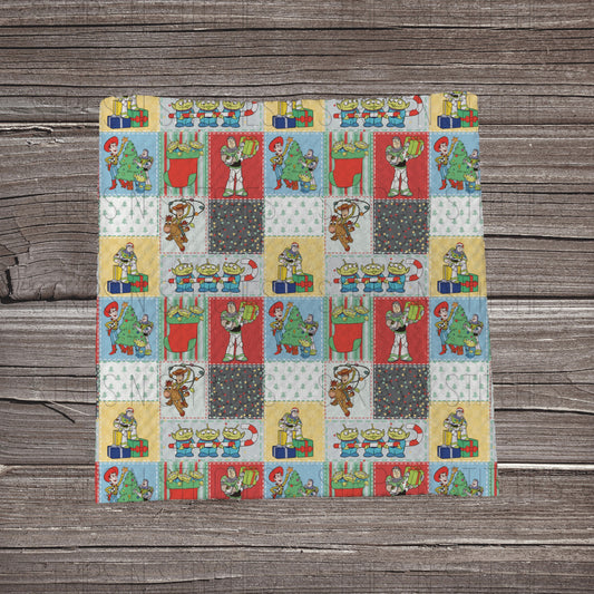 Christmas Toys Patchwork | Bullet Fabric Strip | Bow Making | Scrunchie | Headwraps