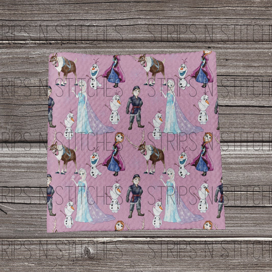 Pink Ice Scatter | Bullet Fabric Strip | Bow Making | Scrunchie |