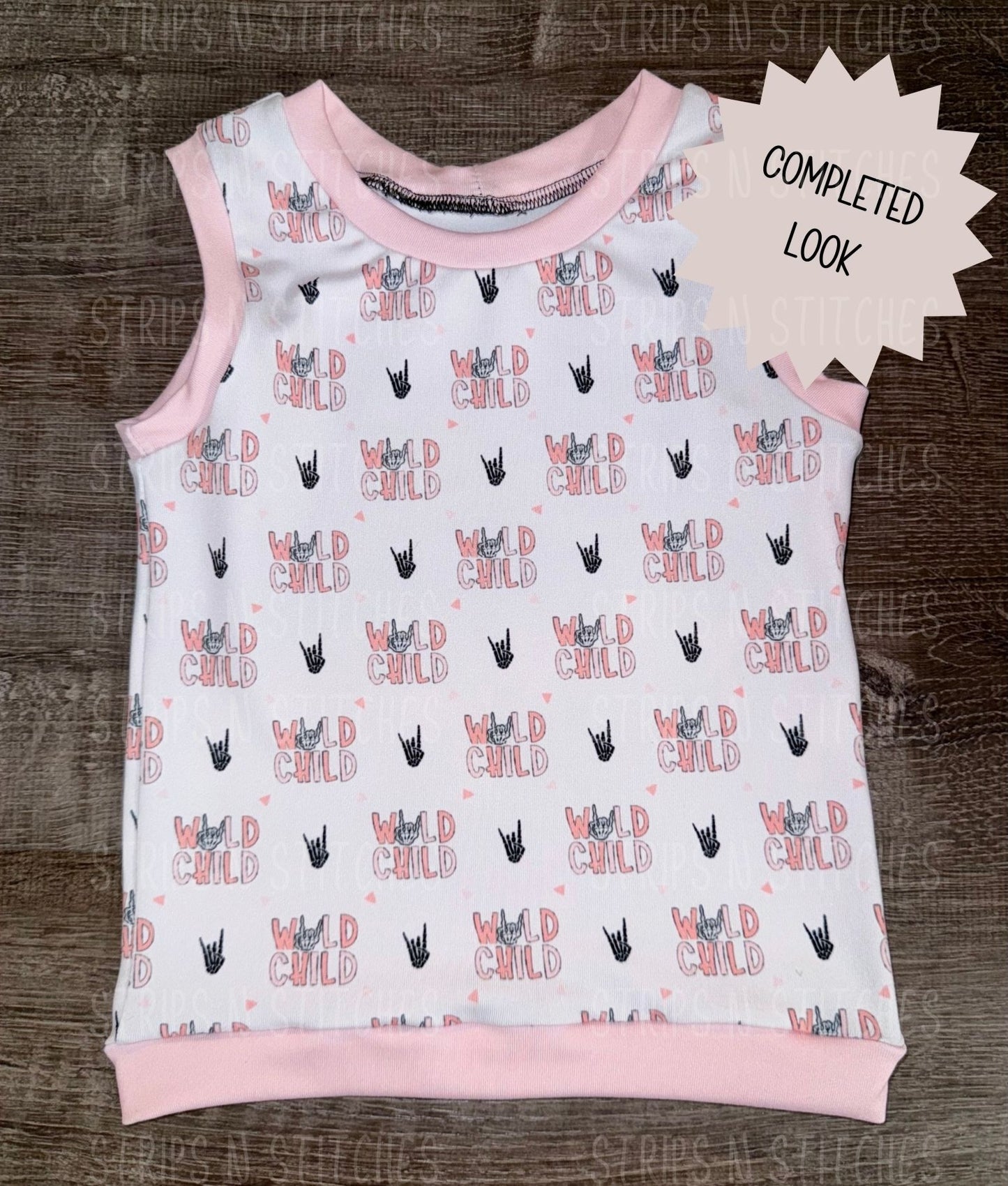 Ready to Sew Pre-Cut Simple Tank Up to Size 8